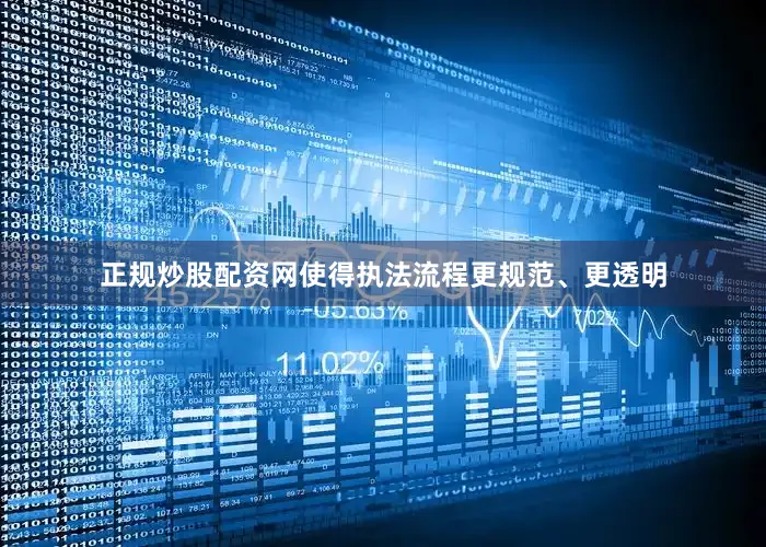 正规炒股配资网使得执法流程更规范、更透明